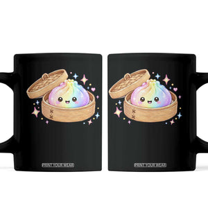 Cute Rainbow Dumpling Squishy Coffee Mug Kawaii Graphic