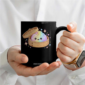 Cute Rainbow Dumpling Squishy Coffee Mug Kawaii Graphic