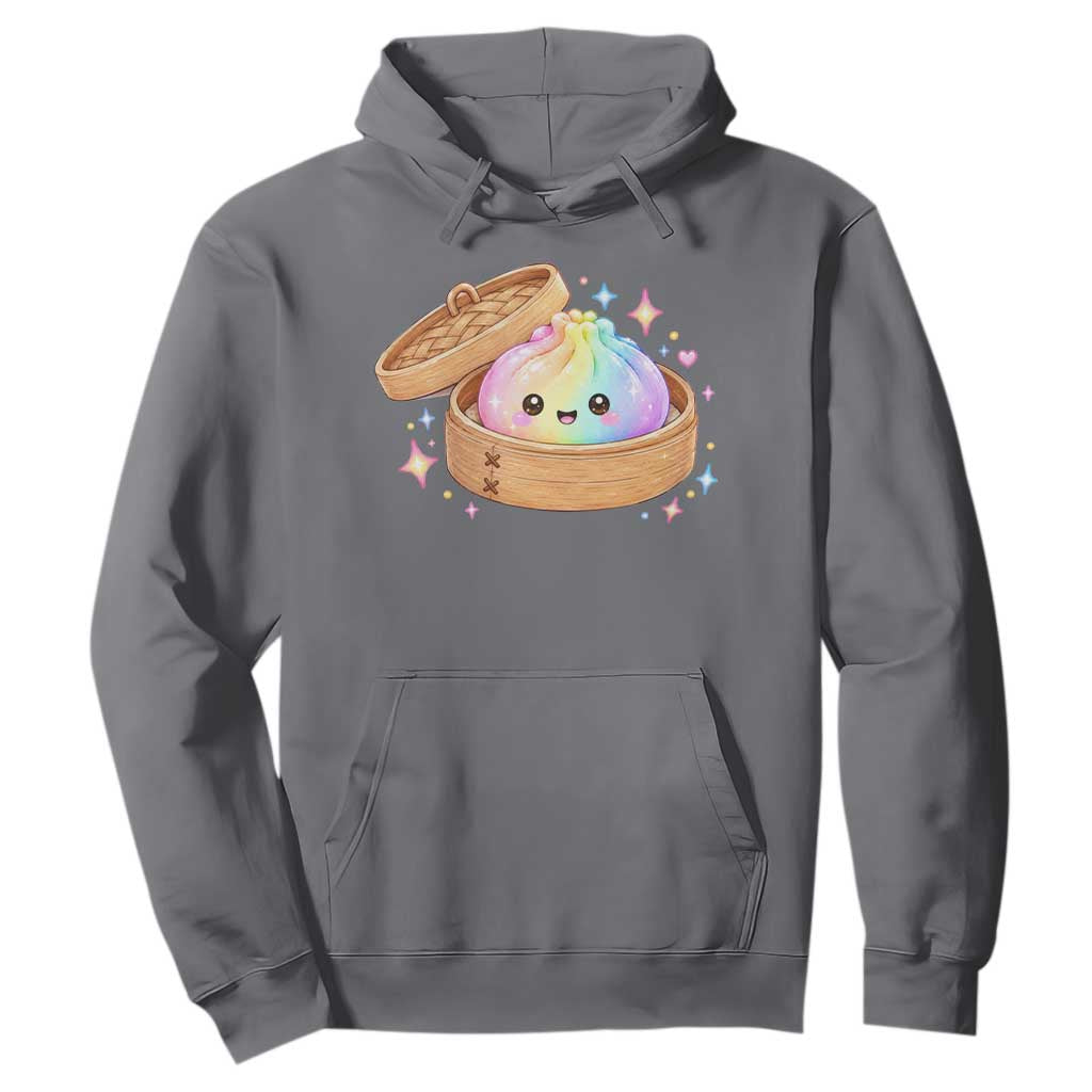 Cute Rainbow Dumpling Squishy Hoodie Kawaii Graphic TS10 Charcoal Print Your Wear