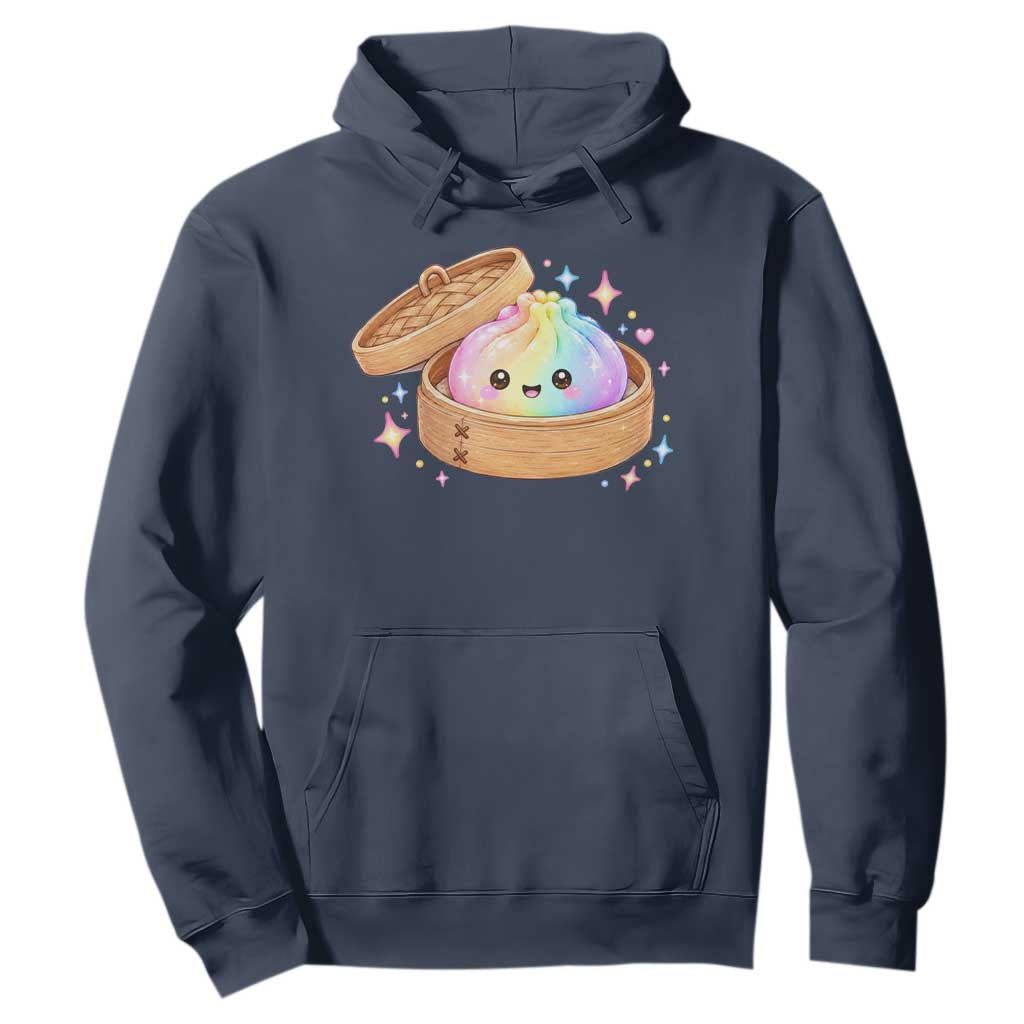 Cute Rainbow Dumpling Squishy Hoodie Kawaii Graphic TS10 Navy Print Your Wear