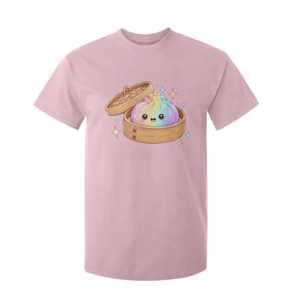 Cute Rainbow Dumpling Squishy T Shirt For Kid Kawaii Graphic TS10 Light Pink Print Your Wear