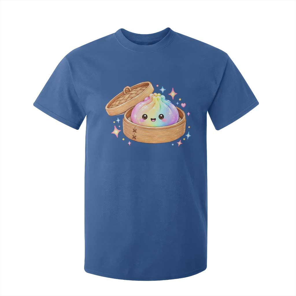 Cute Rainbow Dumpling Squishy T Shirt For Kid Kawaii Graphic TS10 Royal Blue Print Your Wear