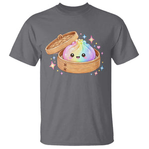 Cute Rainbow Dumpling Squishy T Shirt Kawaii Graphic TS10 Charcoal Print Your Wear