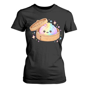 Cute Rainbow Dumpling Squishy T Shirt For Women Kawaii Graphic TS10 Black Print Your Wear