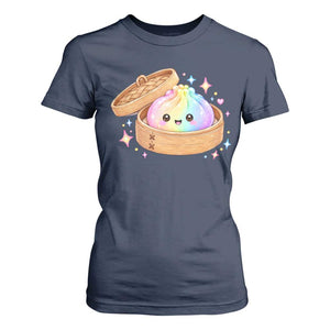 Cute Rainbow Dumpling Squishy T Shirt For Women Kawaii Graphic TS10 Navy Print Your Wear
