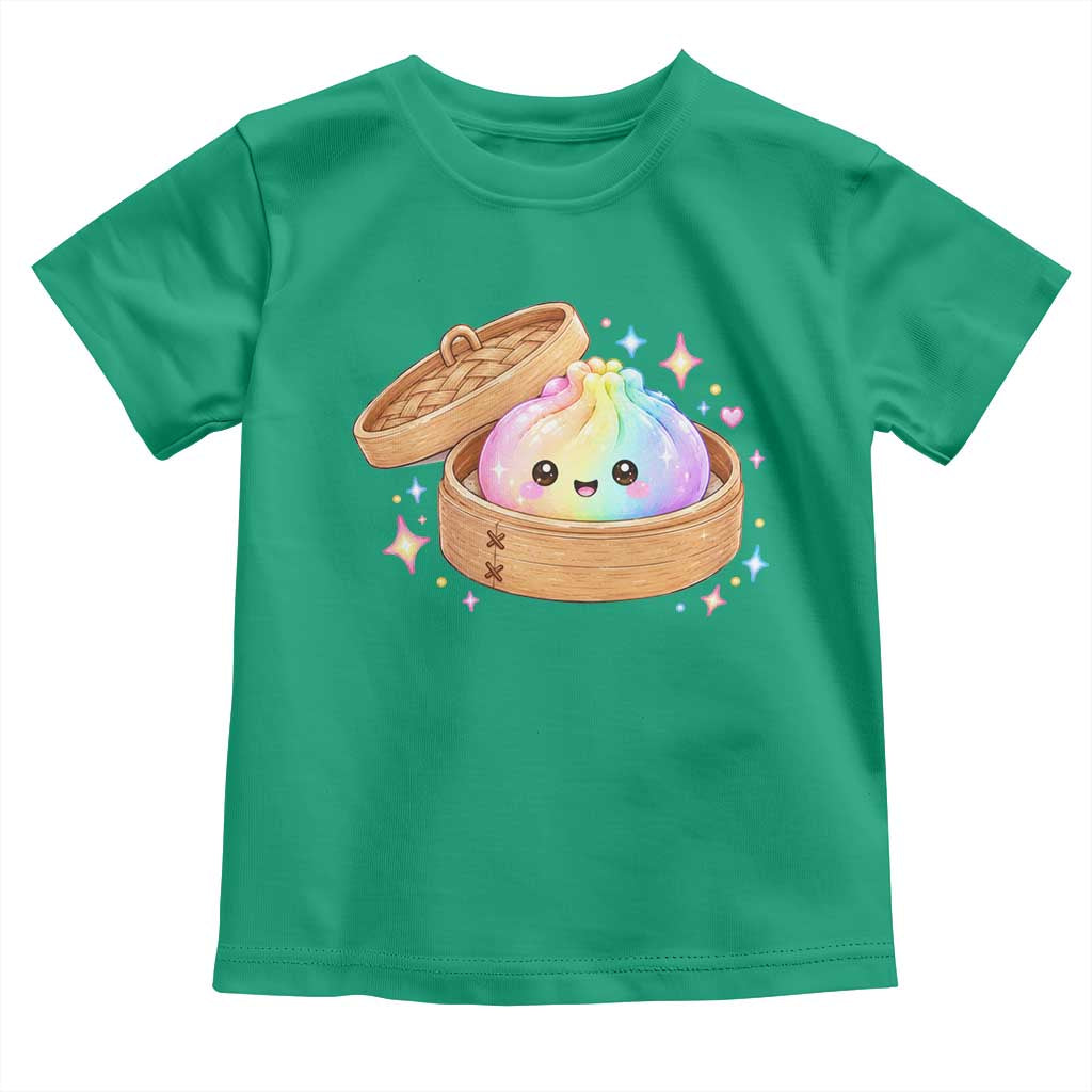 Cute Rainbow Dumpling Squishy Toddler T Shirt Kawaii Graphic TS10 Irish Green Print Your Wear