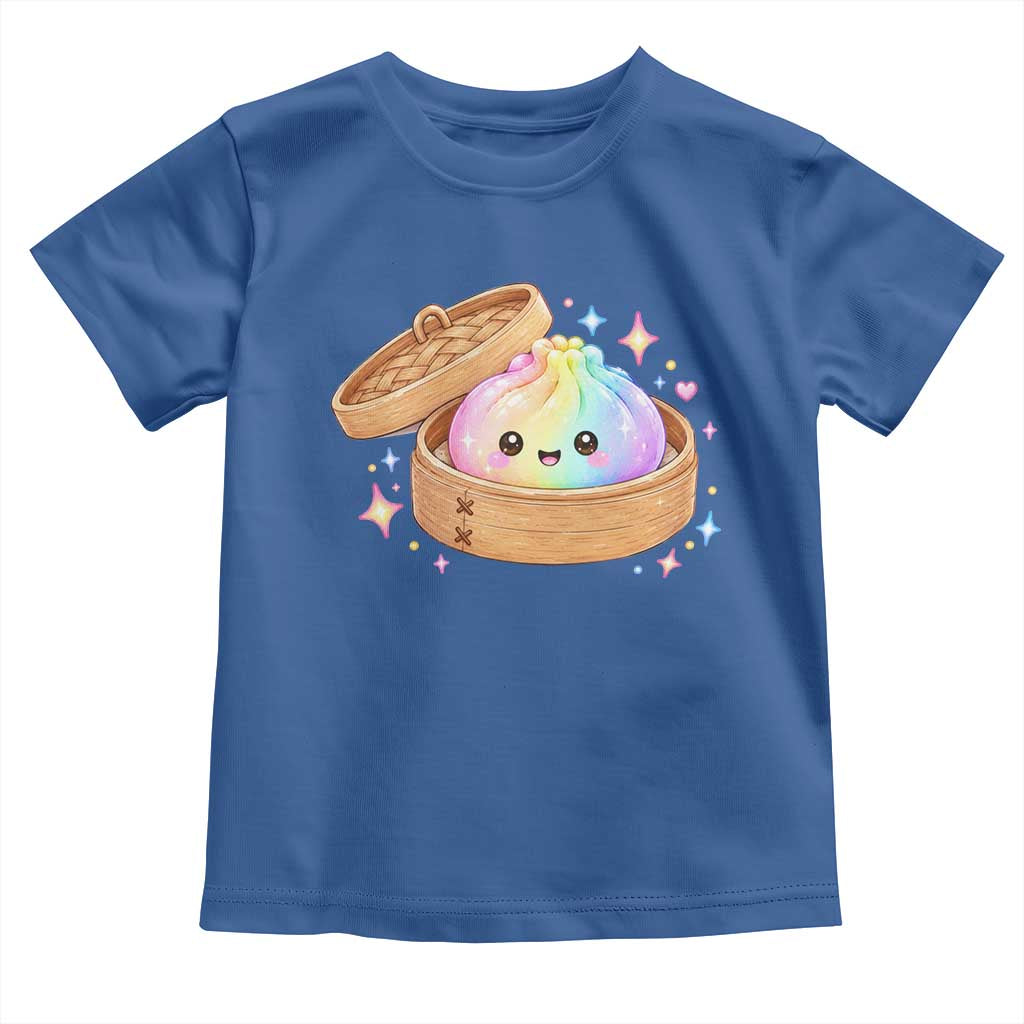 Cute Rainbow Dumpling Squishy Toddler T Shirt Kawaii Graphic TS10 Royal Blue Print Your Wear