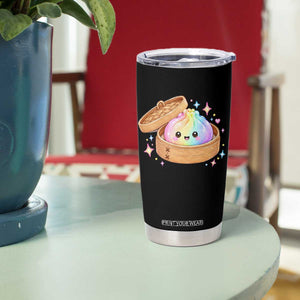 Cute Rainbow Dumpling Squishy Tumbler Cup Kawaii Graphic