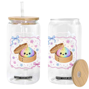 Squishy Lovers Glass Can Cute Dumpling Graphic Coquette Bow Girls TS10 Print Your Wear