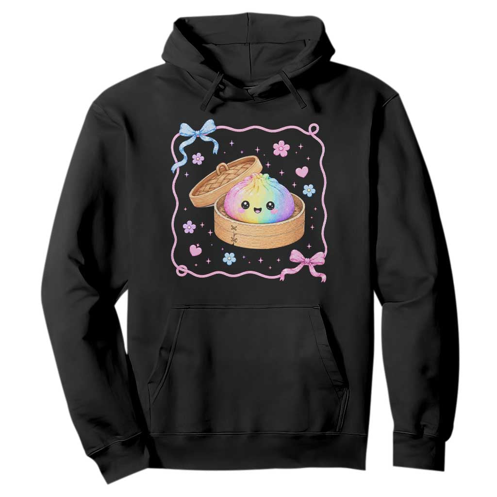 Squishy Lovers Hoodie Cute Dumpling Graphic Coquette Bow Girls TS10 Black Print Your Wear