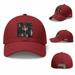 Disgusting Gym Girl Funny Workout Meme Baseball Cap Humor Fitness Lovers TS10 Baseball Cap Universal Fit Cherry Red Print Your Wear