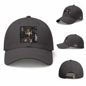 Disgusting Gym Girl Funny Workout Meme Baseball Cap Humor Fitness Lovers TS10 Baseball Cap Universal Fit Dark Gray Print Your Wear
