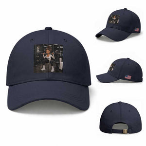 Disgusting Gym Girl Funny Workout Meme Baseball Cap Humor Fitness Lovers TS10 Baseball Cap Universal Fit Navy Print Your Wear