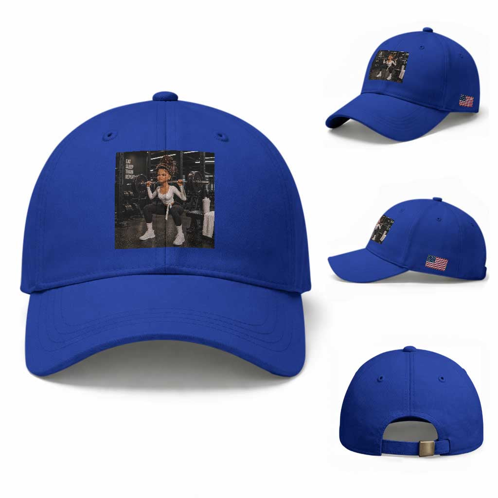 Disgusting Gym Girl Funny Workout Meme Baseball Cap Humor Fitness Lovers TS10 Baseball Cap Universal Fit Royal Blue Print Your Wear