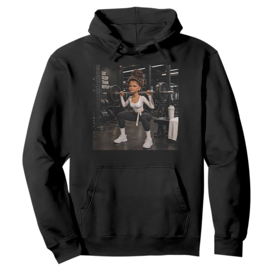 Disgusting Gym Girl Funny Workout Meme Hoodie Humor Fitness Lovers TS10 Black Print Your Wear
