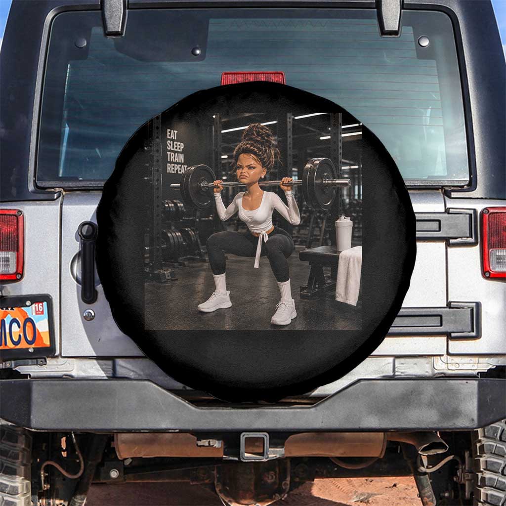Disgusting Gym Girl Funny Workout Meme Spare Tire Cover Humor Fitness Lovers TS10 No hole Black Print Your Wear