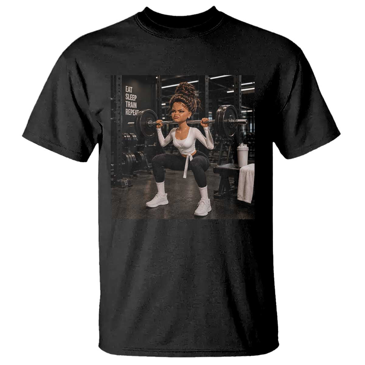 Disgusting Gym Girl Funny Workout Meme T Shirt Humor Fitness Lovers TS10 Black Print Your Wear