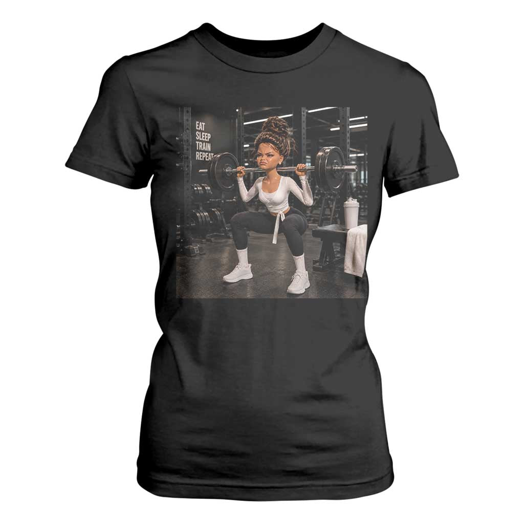Disgusting Gym Girl Funny Workout Meme T Shirt For Women Humor Fitness Lovers TS10 Black Print Your Wear