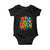 Fun Six Seven Graffiti Baby Onesie Funny 67 Meme Gen Alpha Slang Streetwear Hip Hop TS10 Black Print Your Wear
