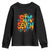 Fun Six Seven Graffiti Youth Sweatshirt Funny 67 Meme Gen Alpha Slang Streetwear Hip Hop TS10 Black Print Your Wear