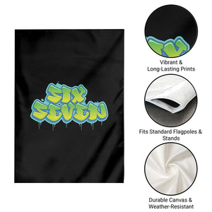 67 Meme Garden Flag Six Seven Funny Gen Alpha Slang Saying TS10 Print Your Wear