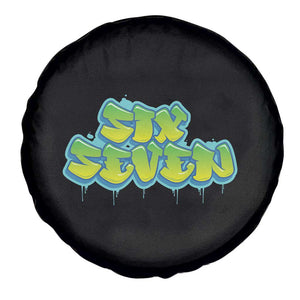 67 Meme Spare Tire Cover Six Seven Funny Gen Alpha Slang Saying TS10 Print Your Wear