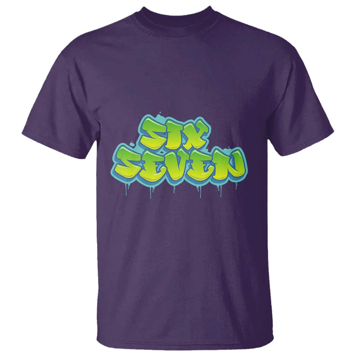 67 Meme T Shirt Six Seven Funny Gen Alpha Slang Saying TS10 Purple Print Your Wear