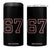 Number 67 Meme 4 in 1 Can Cooler Tumbler Funny Six Seven Varsity Sports Team Jersey TS10 One Size: 16 oz Black Print Your Wear