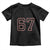 Number 67 Meme Toddler T Shirt Funny Six Seven Varsity Sports Team Jersey TS10 Black Print Your Wear