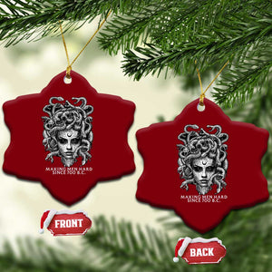 Funny Feminist Medusa Ceramic Ornament Making Men Hard Since 700 B.C Dark Myth Ancient TS10 Print Your Wear