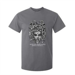 Funny Feminist Medusa T Shirt For Kid Making Men Hard Since 700 B.C Dark Myth Ancient TS10 Charcoal Print Your Wear