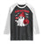 Red October Halloween Ghost Raglan Shirt Philadelphia Spooky Pumpkin Baseball Fan TS10 Black White Print Your Wear