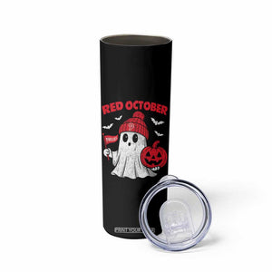 Red October Halloween Ghost Skinny Tumbler Philadelphia Spooky Pumpkin Baseball Fan TS10 Print Your Wear