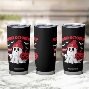 Red October Halloween Ghost Tumbler Cup Philadelphia Spooky Pumpkin Baseball Fan TS10 Print Your Wear