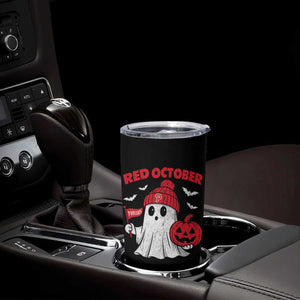 Red October Halloween Ghost Tumbler Cup Philadelphia Spooky Pumpkin Baseball Fan TS10 Print Your Wear