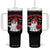 Red October Halloween Ghost Tumbler With Handle Philadelphia Spooky Pumpkin Baseball Fan TS10 One Size: 40 oz Black Print Your Wear