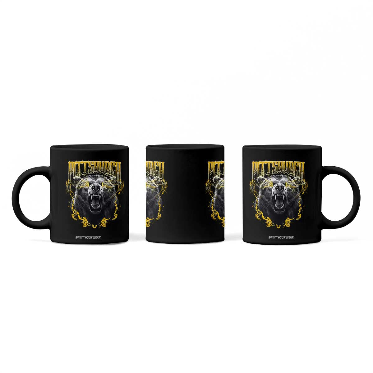 Vintage PFS Coffee Mug Retro Sports Fan Wild Mascot Streetwear Bootleg TS10 Print Your Wear