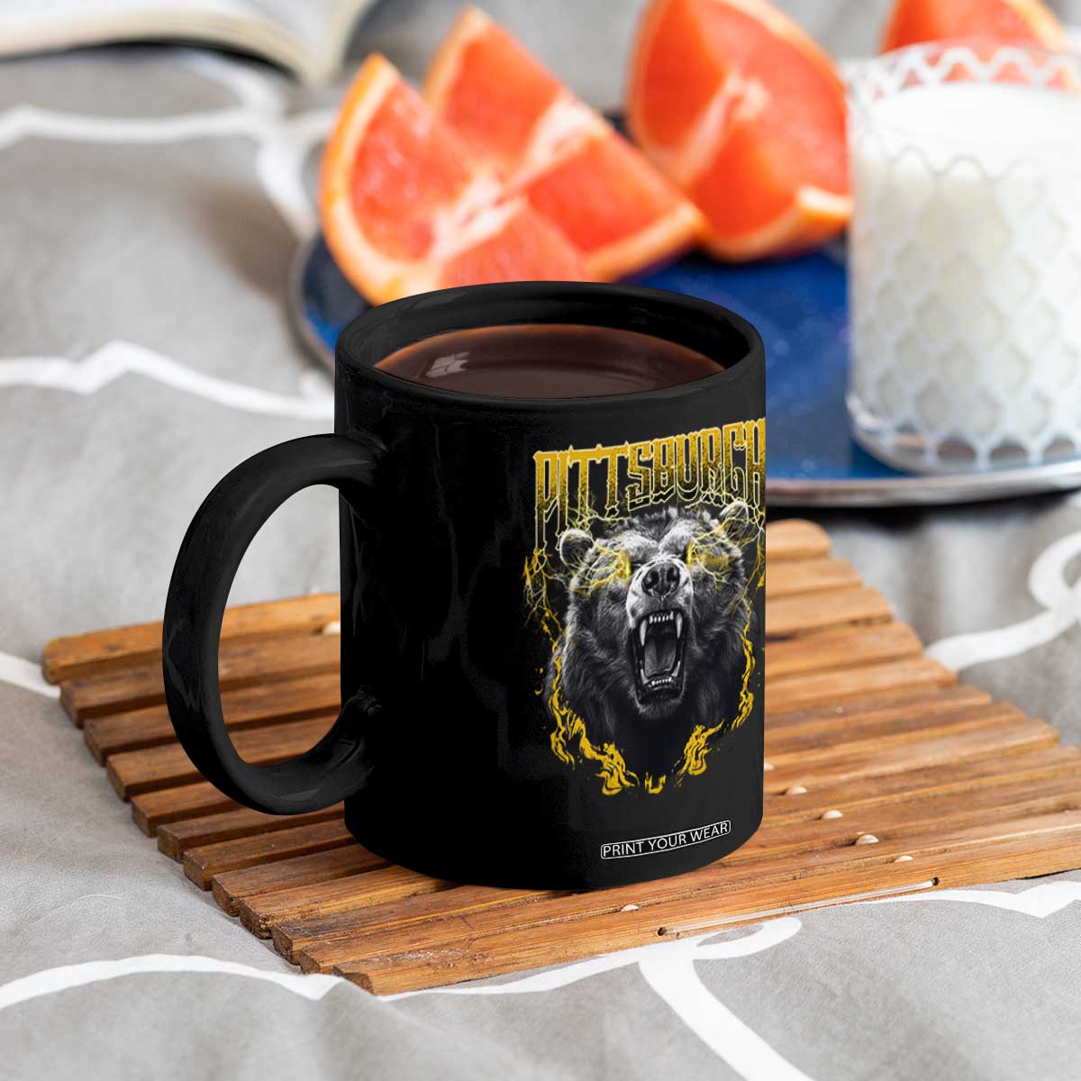 Vintage PFS Coffee Mug Retro Sports Fan Wild Mascot Streetwear Bootleg TS10 Print Your Wear