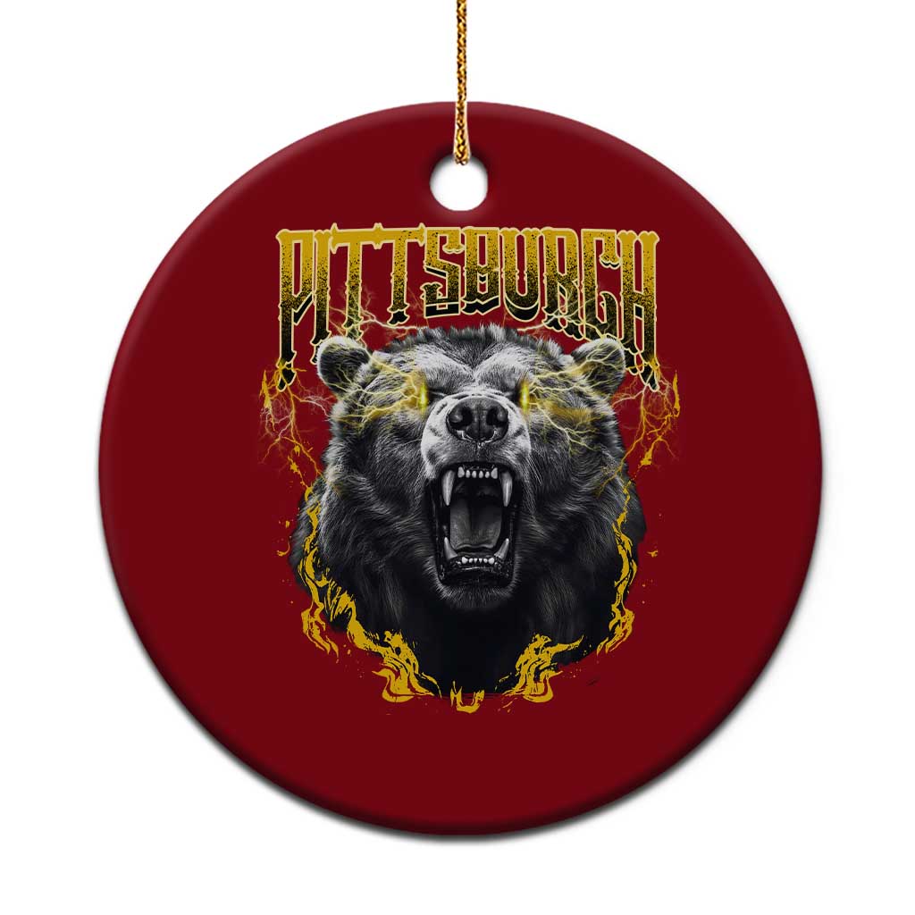 Vintage PFS Ceramic Ornament Retro Sports Fan Wild Mascot Streetwear Bootleg TS10 1pc Red Print Your Wear