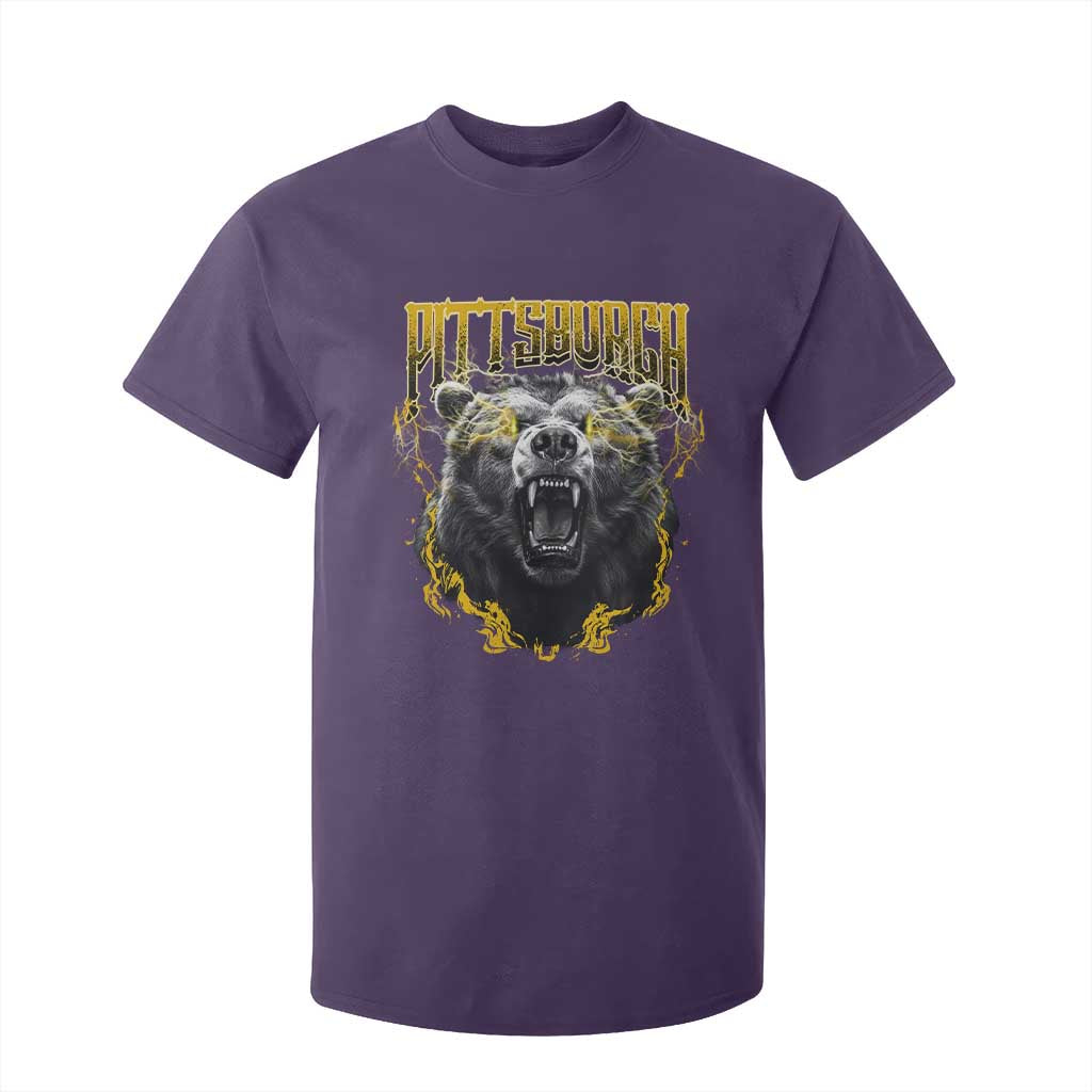 Vintage PFS T Shirt For Kid Retro Sports Fan Wild Mascot Streetwear Bootleg TS10 Purple Print Your Wear