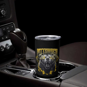 Vintage Pittsburgh Tumbler Cup Retro Sports Fan Wild Bear Mascot Streetwear Bootleg TS10 Print Your Wear