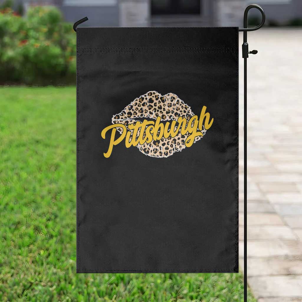 PFS Leopard Lips Garden Flag Steel City Pride Woman Girl TS10 Print Your Wear