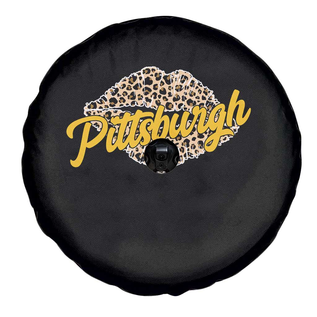 PFS Leopard Lips Spare Tire Cover Steel City Pride Woman Girl TS10 Print Your Wear