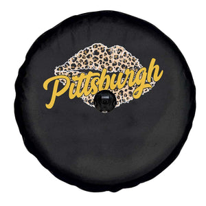 PFS Leopard Lips Spare Tire Cover Steel City Pride Woman Girl TS10 Print Your Wear