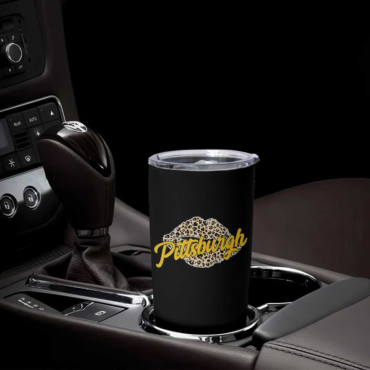 PFS Leopard Lips Tumbler Cup Steel City Pride Woman Girl TS10 Print Your Wear