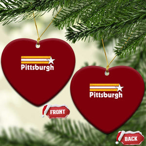 Retro PFS Ceramic Ornament Vintage Pennsylvania Stripes 70s 80s 90s TS10 Print Your Wear