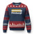 Retro Pittsburgh Ugly Christmas Sweater Vintage Pennsylvania Stripes 70s 80s 90s TS10 Navy Red Print Your Wear