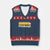 Retro Pittsburgh V-Neck Knit Sweater Vest Vintage Pennsylvania Stripes 70s 80s 90s TS10 Navy Red Print Your Wear