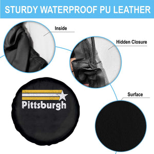 Retro PFS Spare Tire Cover Vintage Pennsylvania Stripes 70s 80s 90s TS10 Print Your Wear