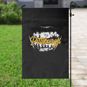 PFS Game Day Garden Flag Streetwear Steel City Pride TS10 Print Your Wear